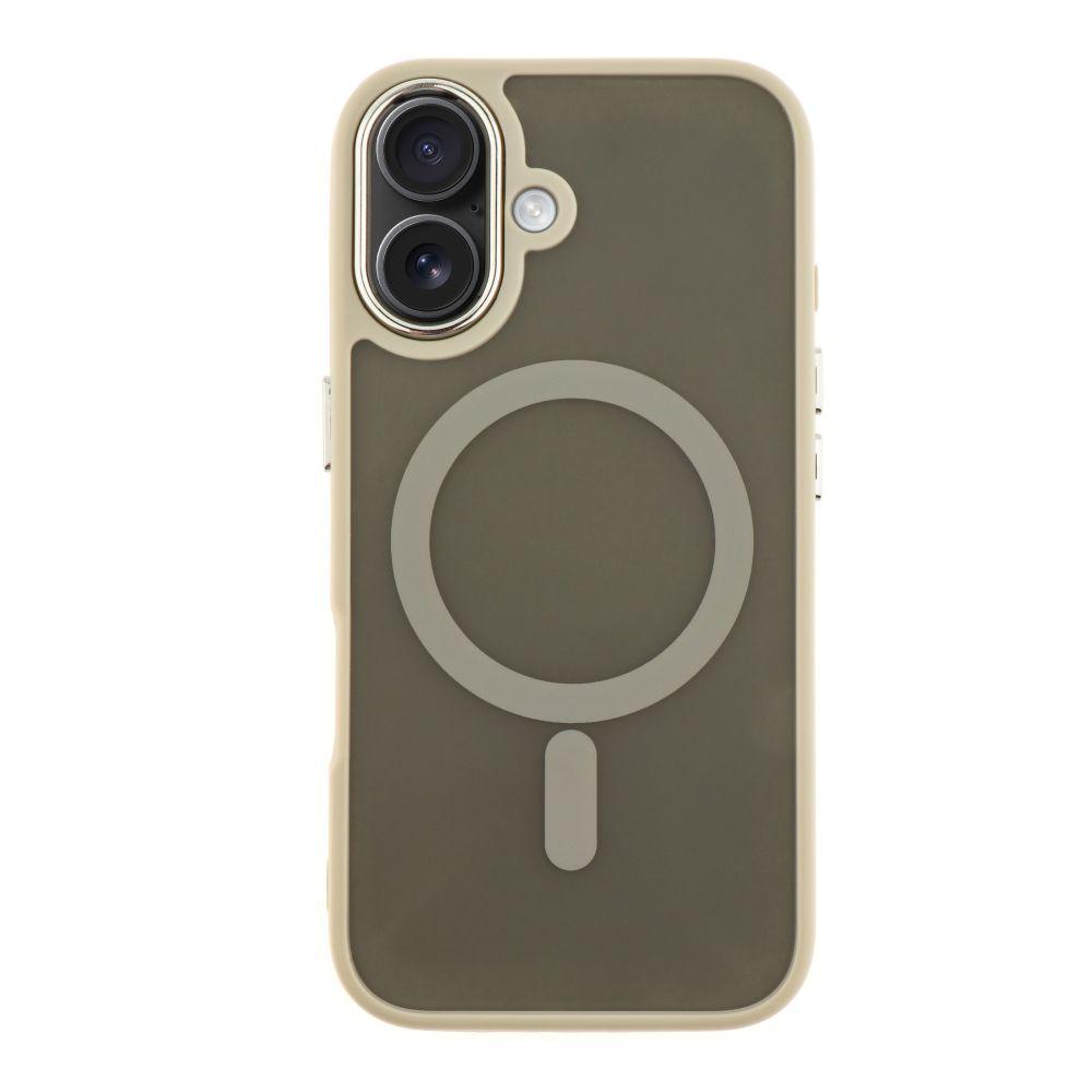 Накладка Magsafe MATTE ACRYLIC для iPhone 16 Plus сіра