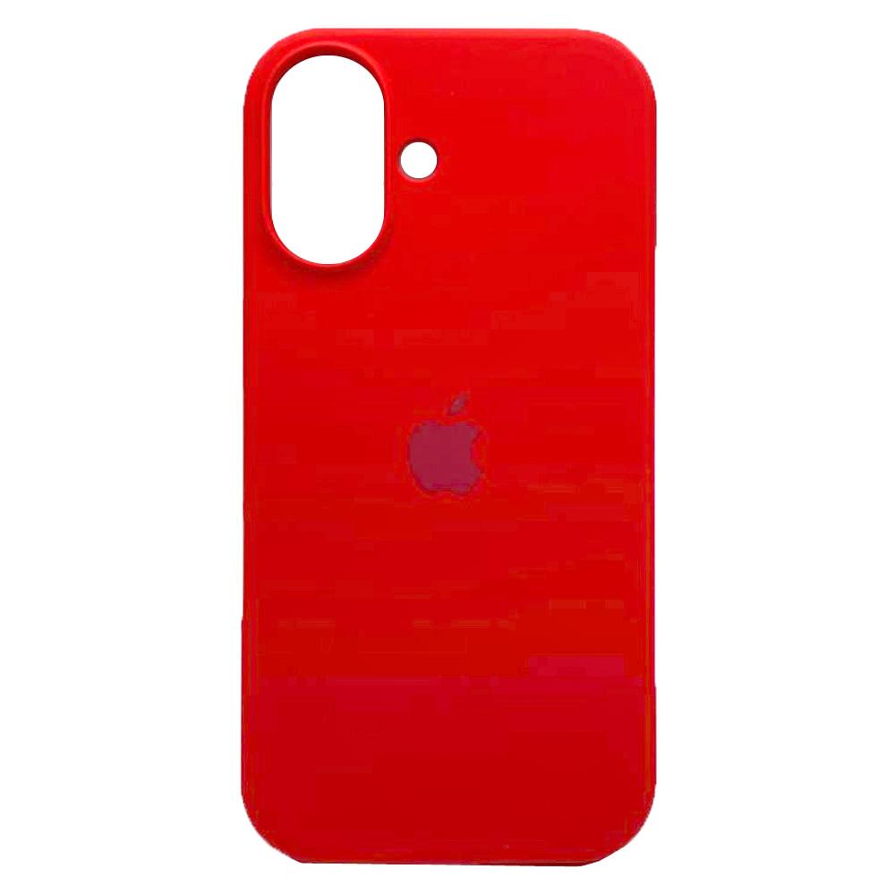 Silicone Case Full Protective (AA) для iPhone 16  (Red)