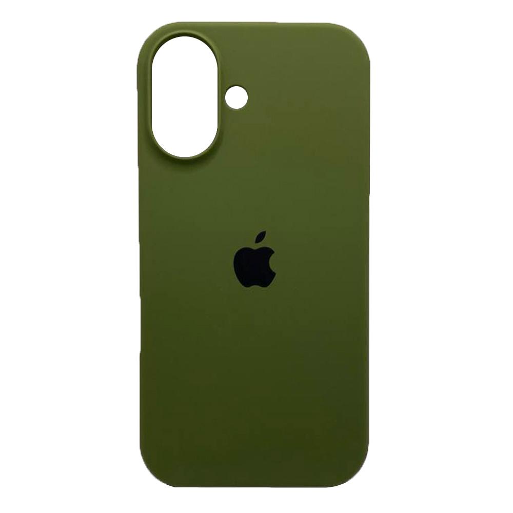 Silicone Case Full Protective (AA) для iPhone 16  (Virid)