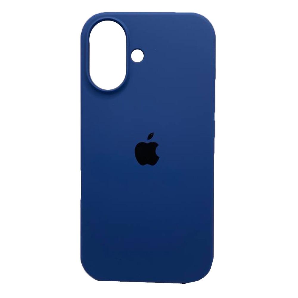 Silicone Case Full Protective (AA) для iPhone 16  (Navy blue)