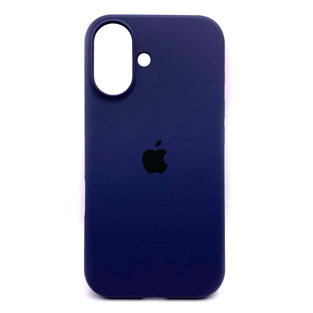 Silicone Case Full Protective (AA) для iPhone 16  (Deep navy)