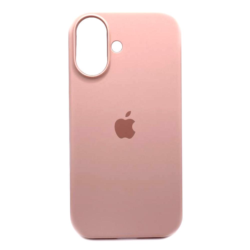 Silicone Case Full Protective (AA) для iPhone 16  (Pink sand)