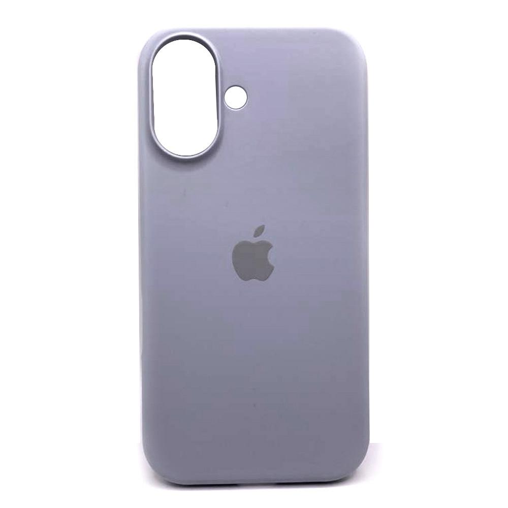 Silicone Case Full Protective (AA) для iPhone 16  (Light grey)