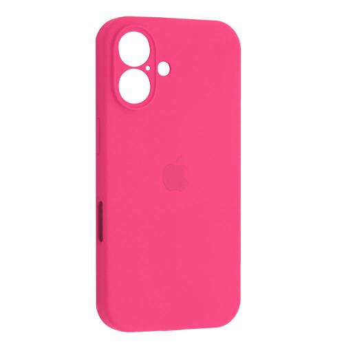 Silicone Case Full Camera Protective (AA) для iPhone 16 (Barbie pink)