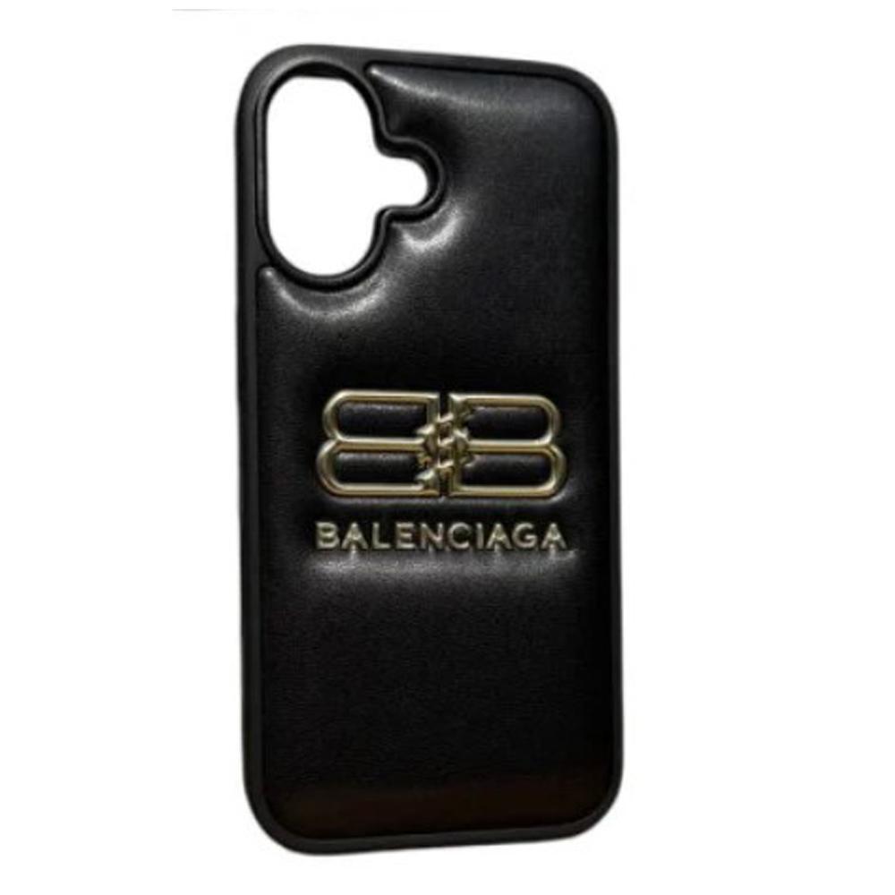 Чохол Balen logo для IPHONE 16  чорний / золотий