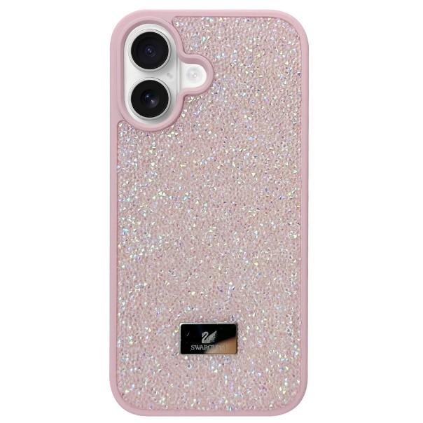 Накладка Grainy Diamonds для IPhone 16 ніжно-рожева