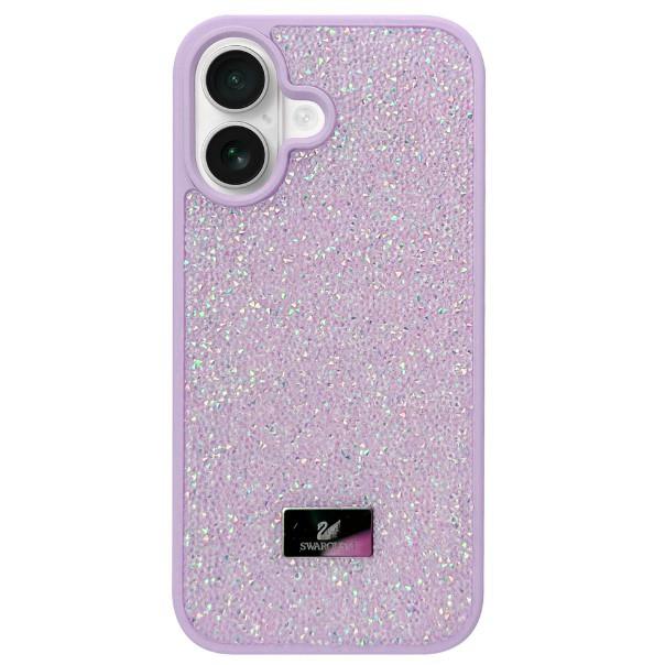 Накладка Grainy Diamonds для IPhone 16 ніжно-фіолетова