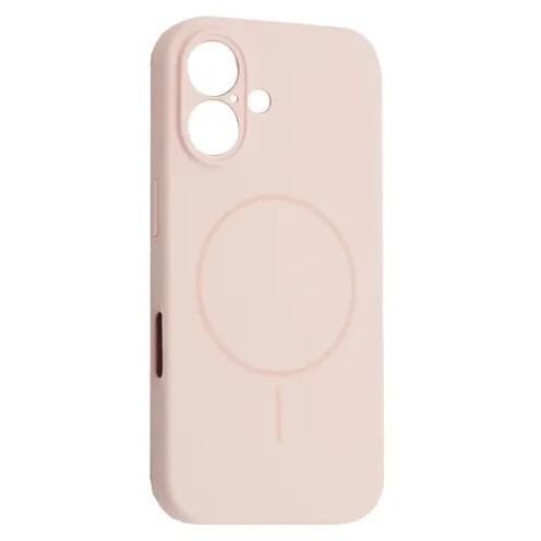 Silicone Case Full Camera Protective (AA) with MagSafe для iPhone 16 (Light  pink)