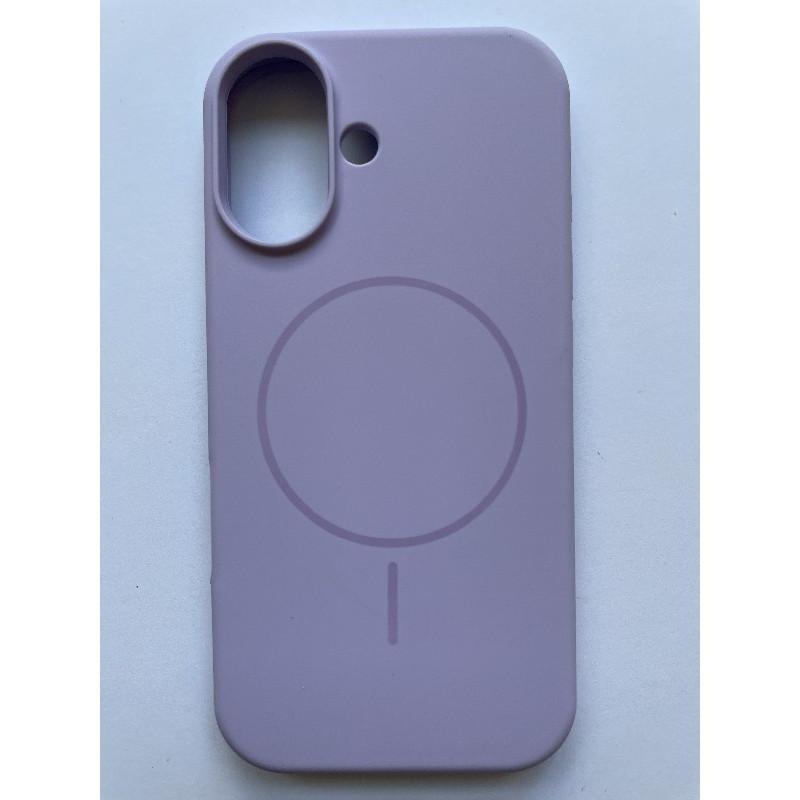 Чохол Silicone Case Full Protective  Magsafe для iPhone 16 (Dasheen)