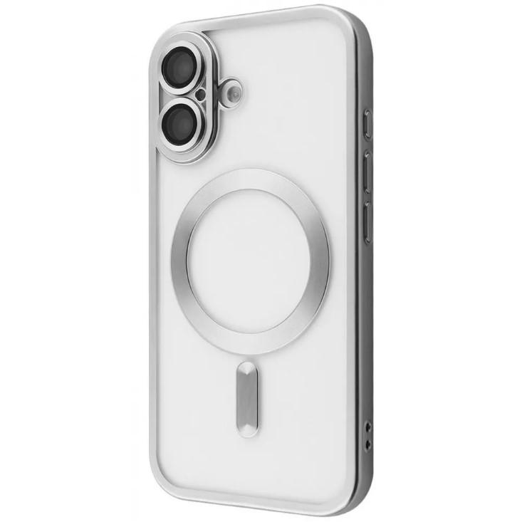 Накладка Metal Matte Case MagSafe для iPhone 17 (Silver)