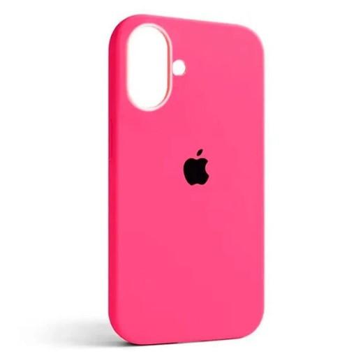 Silicone Case Full Protective (AA) для iPhone 16  (Shiny Pink)