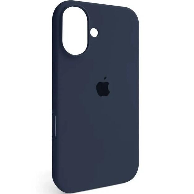 Silicone Case Full Protective (AA) для iPhone 16  (Midnight blue)