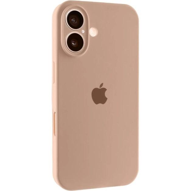 Silicone Case Full Protective (AA) для iPhone 16  (Desert Gold)