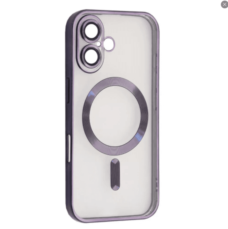 Накладка SHINING Camera MagSafe для iPhone 16 Deep Purple