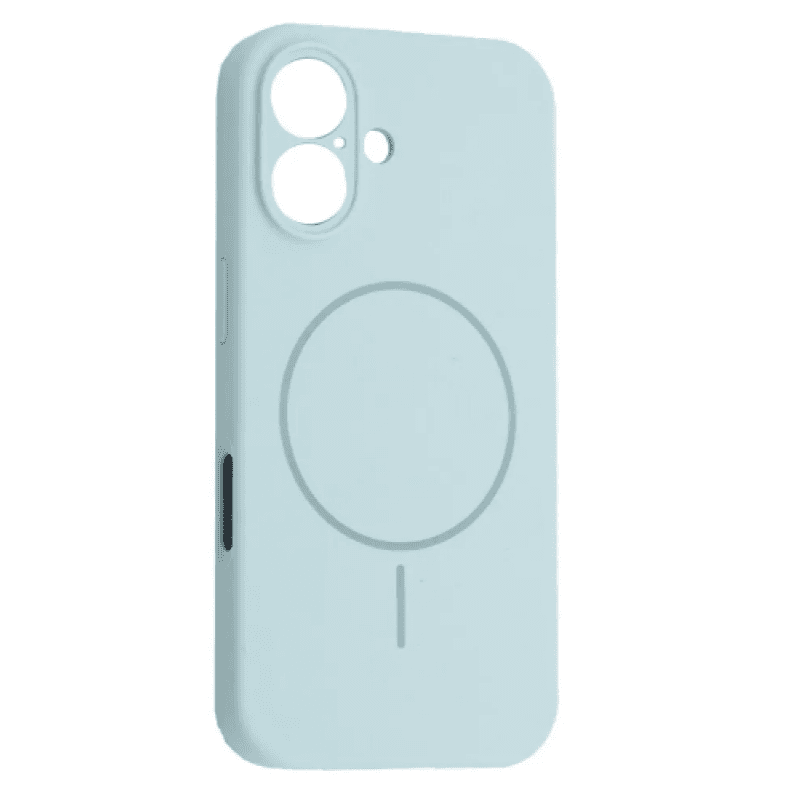 Silicone Case Full Camera Protective (AA) with MagSafe для iPhone 16 (New Sky Blue)