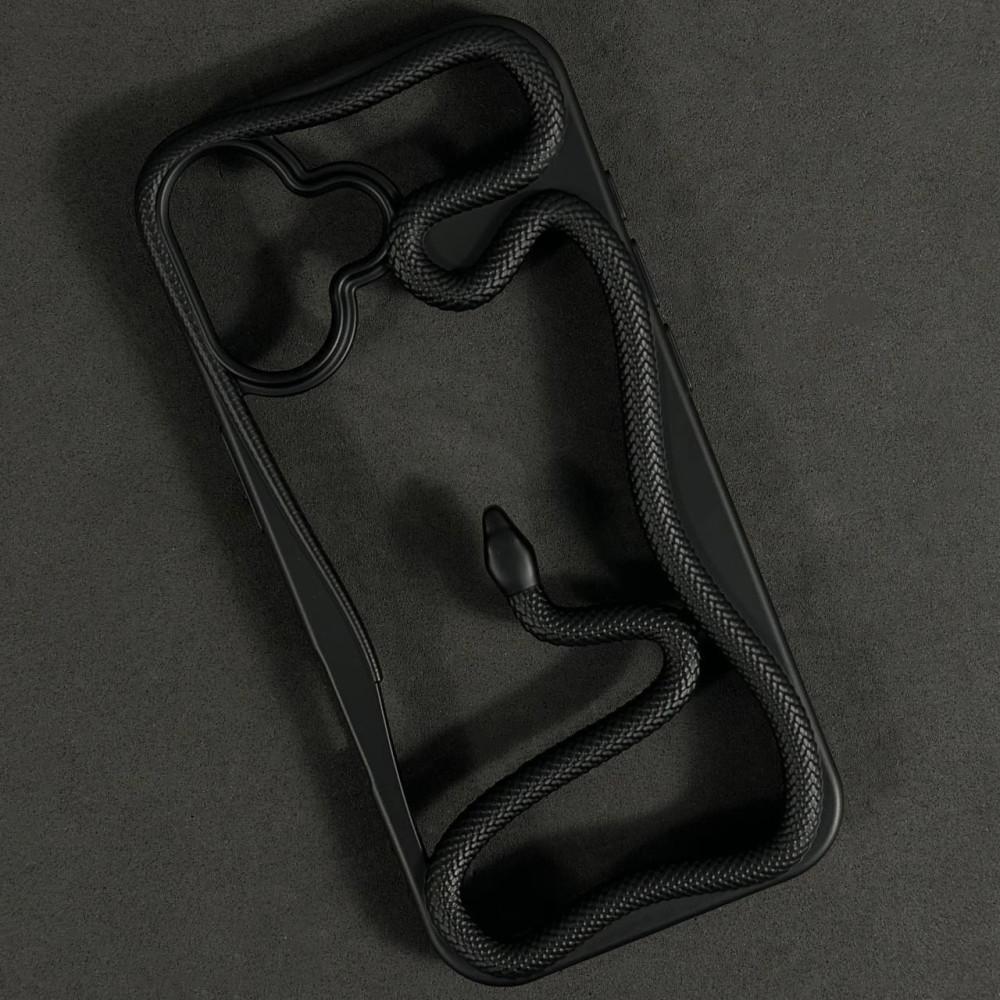 Чохол Snake для iPhone 17 чорний матовий
