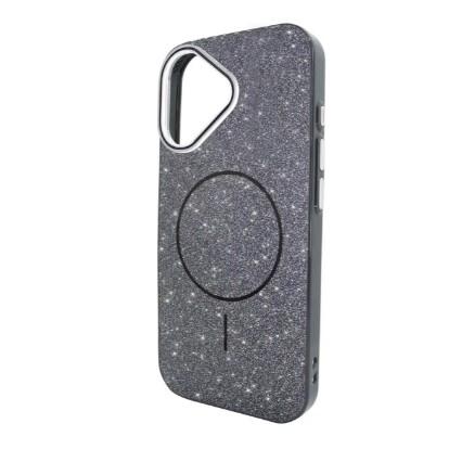 Чохол Color Glitter Magnetic для IPhone 17  (Чорний)