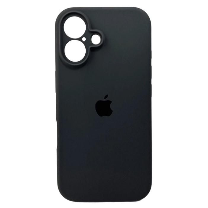 Silicone Case Full Camera Protective (AA) для iPhone 16 (Grey)