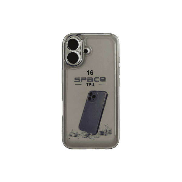 Накладка Space TPU для IPhone 16  сіра