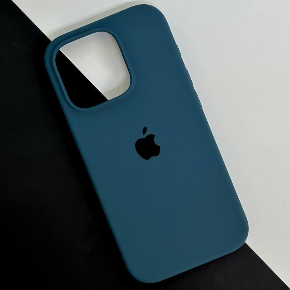 Silicone Case Full Protective (AA) для iPhone 16 Pro (Cosmos blue)