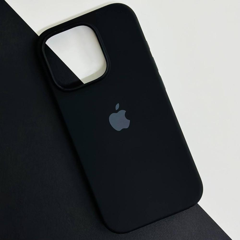 Silicone Case Full Protective (AA) для iPhone 16 Pro Max (Black)