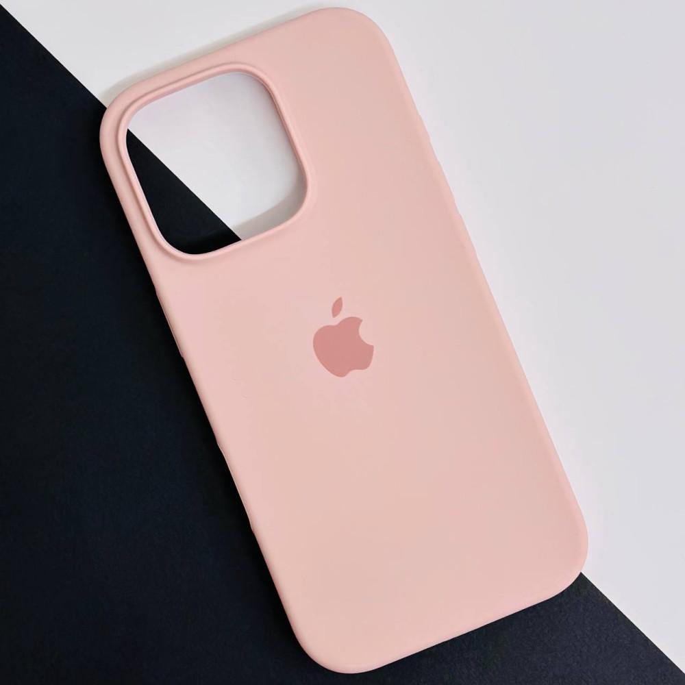 Silicone Case Full Protective (AA) для iPhone 16 Pro Max (Pink sand)