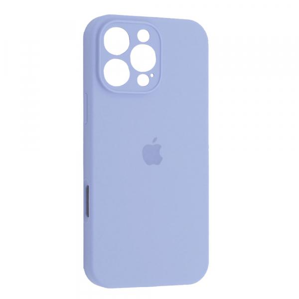 Silicone Case Full Camera Protective (AA) для iPhone 16 Pro Max (Lilac cream)