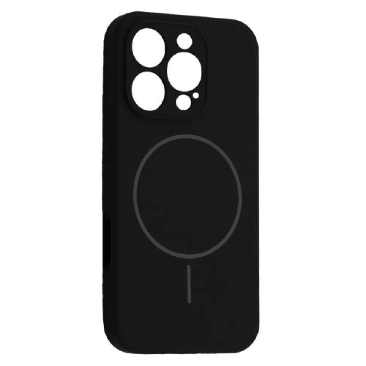 Silicone Case Full Camera Protective (AA) with MagSafe для iPhone 16 Pro (Black)