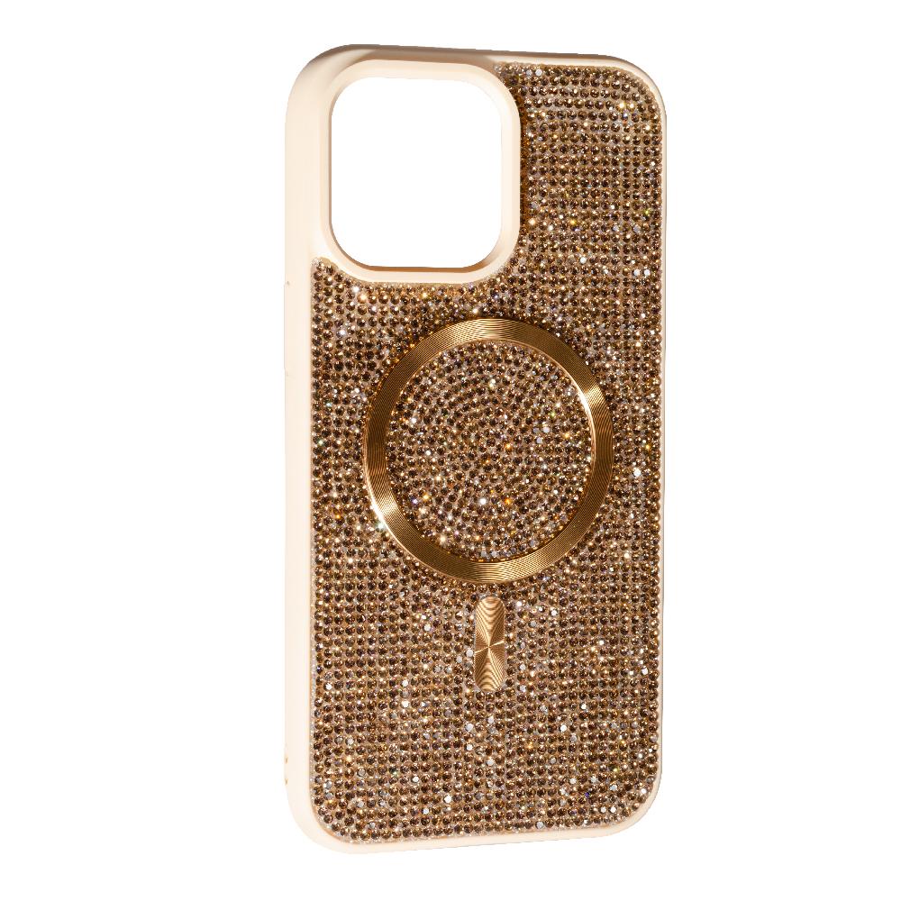 Накладка DIAMOND MAGSAFE для Iphone 16 Pro Pink Sand