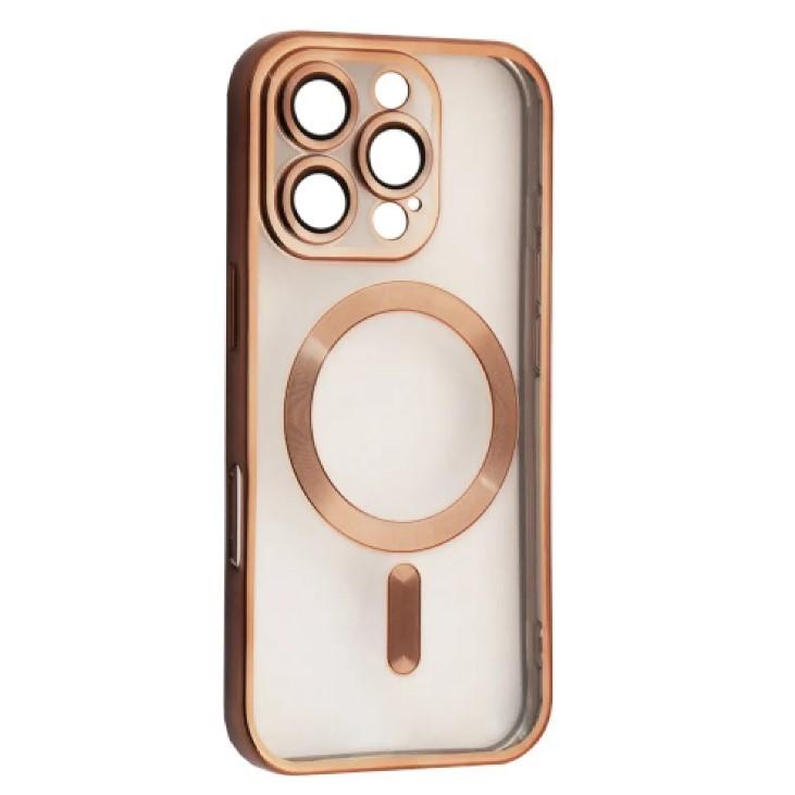 Накладка SHINING Camera MagSafe для iPhone 16 Pro Max (Desert titanium)