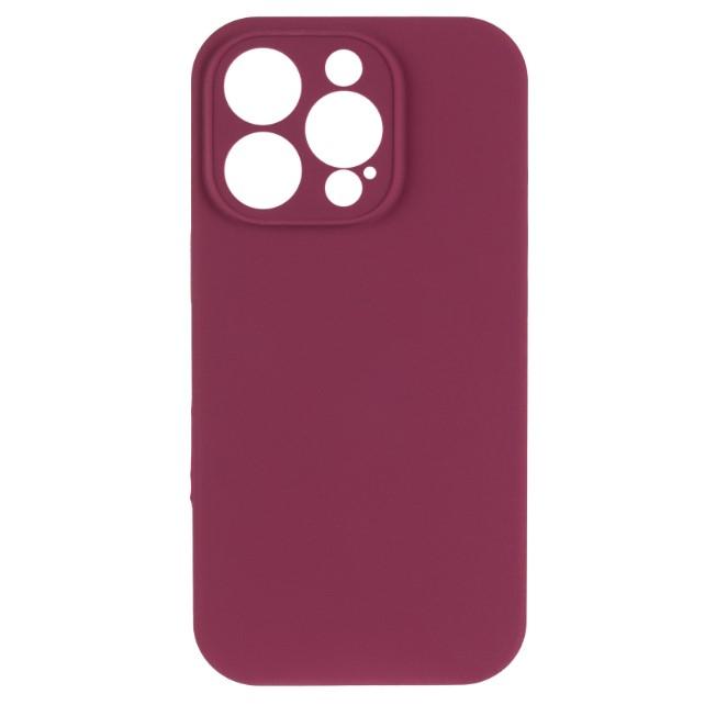 Silicone Case Full Camera Protective NO LOGO для iPhone 12 Pro Max (Plum)