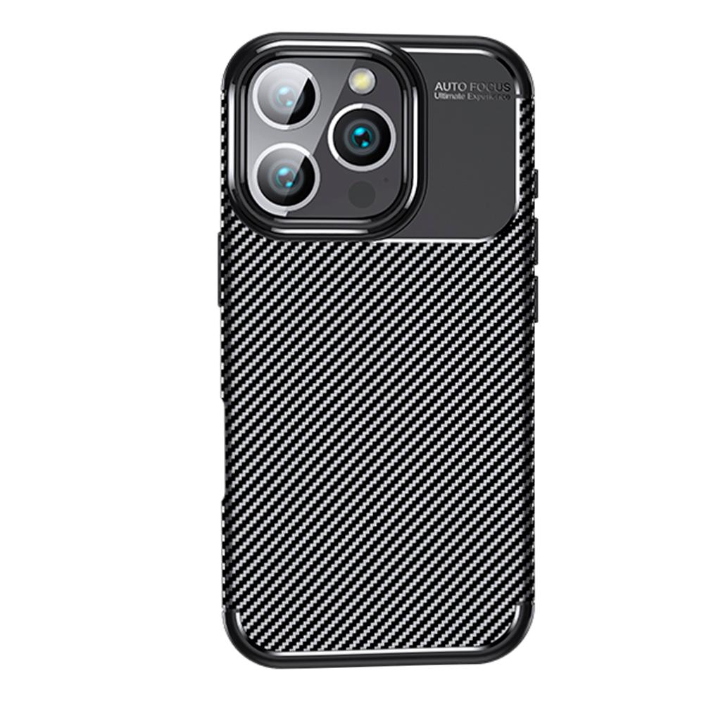 Чохол Ultimate Experience Carbon для IPhone 16 Pro чорний
