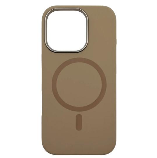 Чохол Silicone OmniMag для Iphone 16 Pro Brown