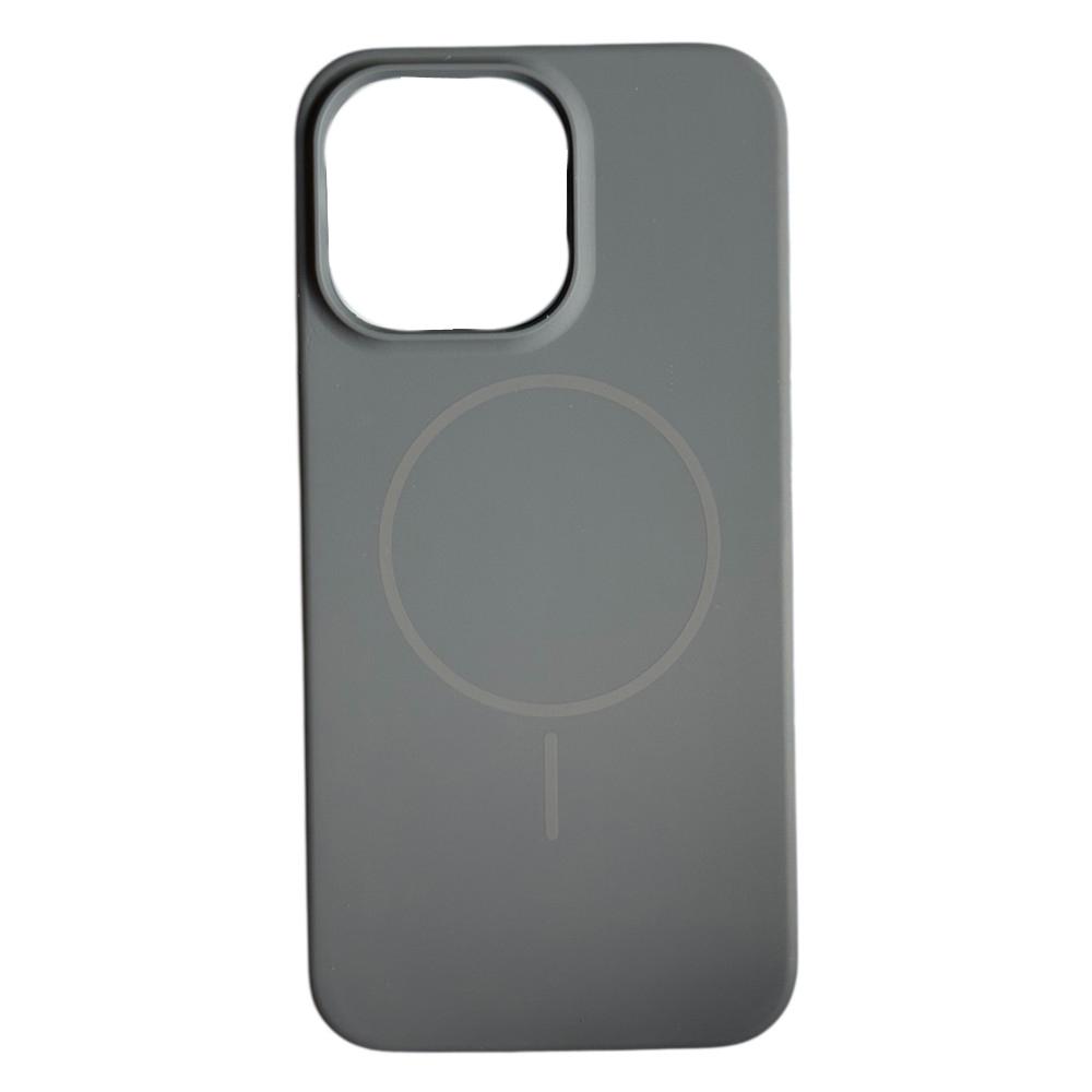 Чохол Silicone Case Full Protective  Magsafe для iPhone 15 (Grey)