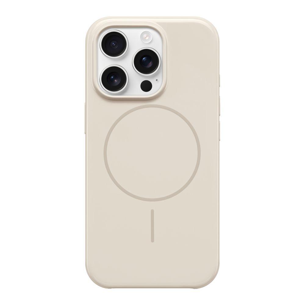 Silicone Case Full Protective (AA) with MagSafe для iPhone 16 Pro Max (Antique white)