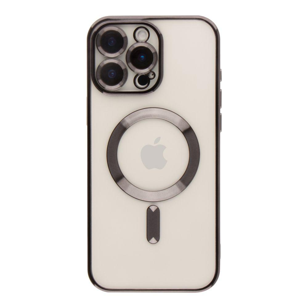 Накладка Metal Matte Case MagSafe для iPhone 16 Pro Max (black titanium)