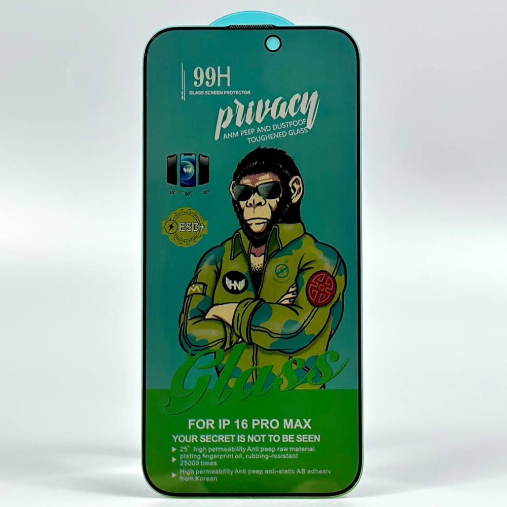Захисне скло 99H Privacy для IPhone 16 Pro Max