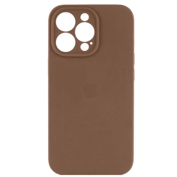 Silicone Case Full Camera Protective (AA) для iPhone 16 Pro Max (Brown)