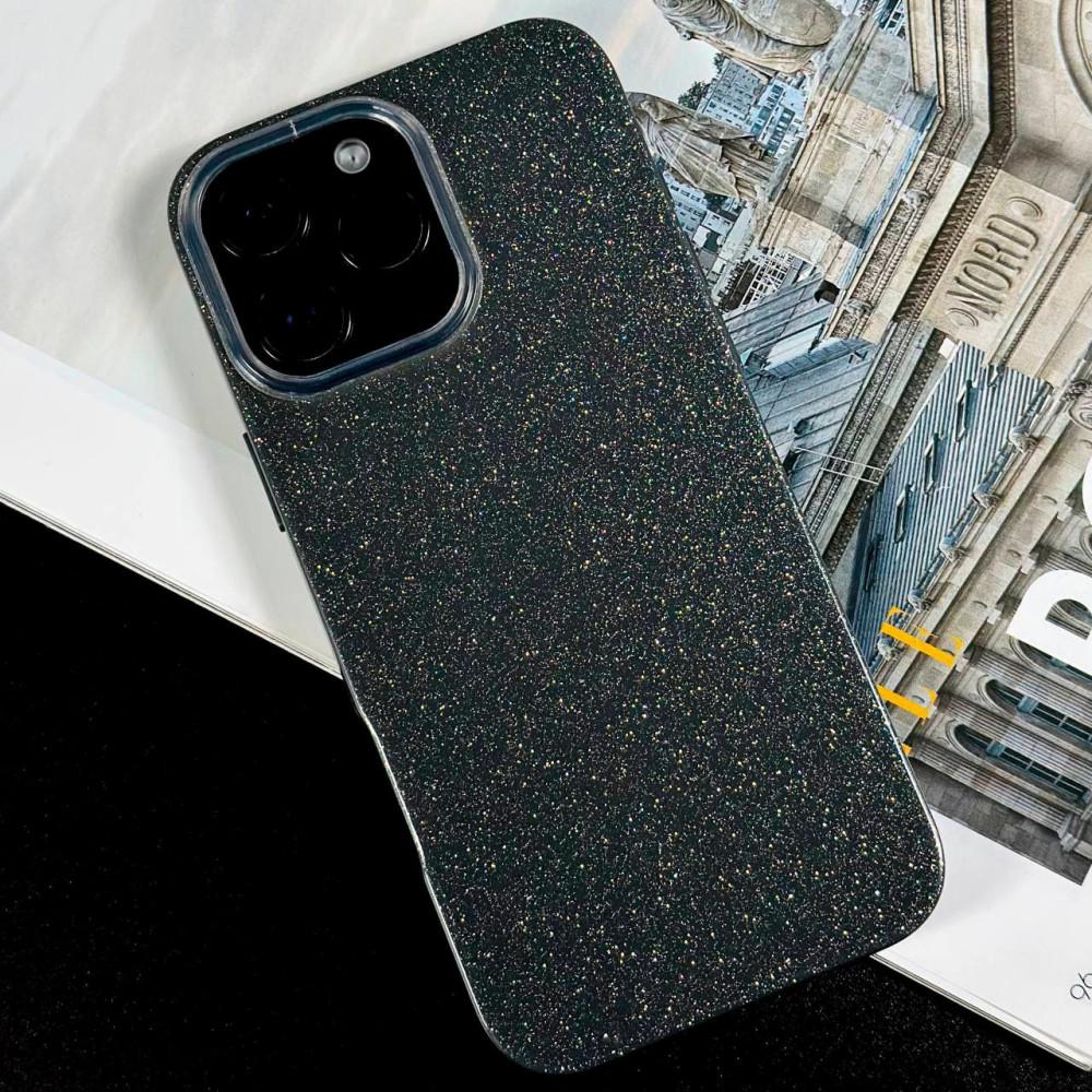 Чохол Color Glitter для Iphone 16 Pro Max чорний