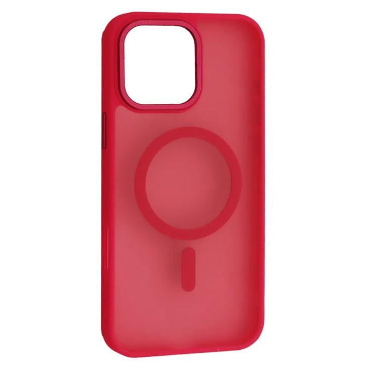 Чохол Magsafe MATTE color для iPhone 16 Pro Max рожевий
