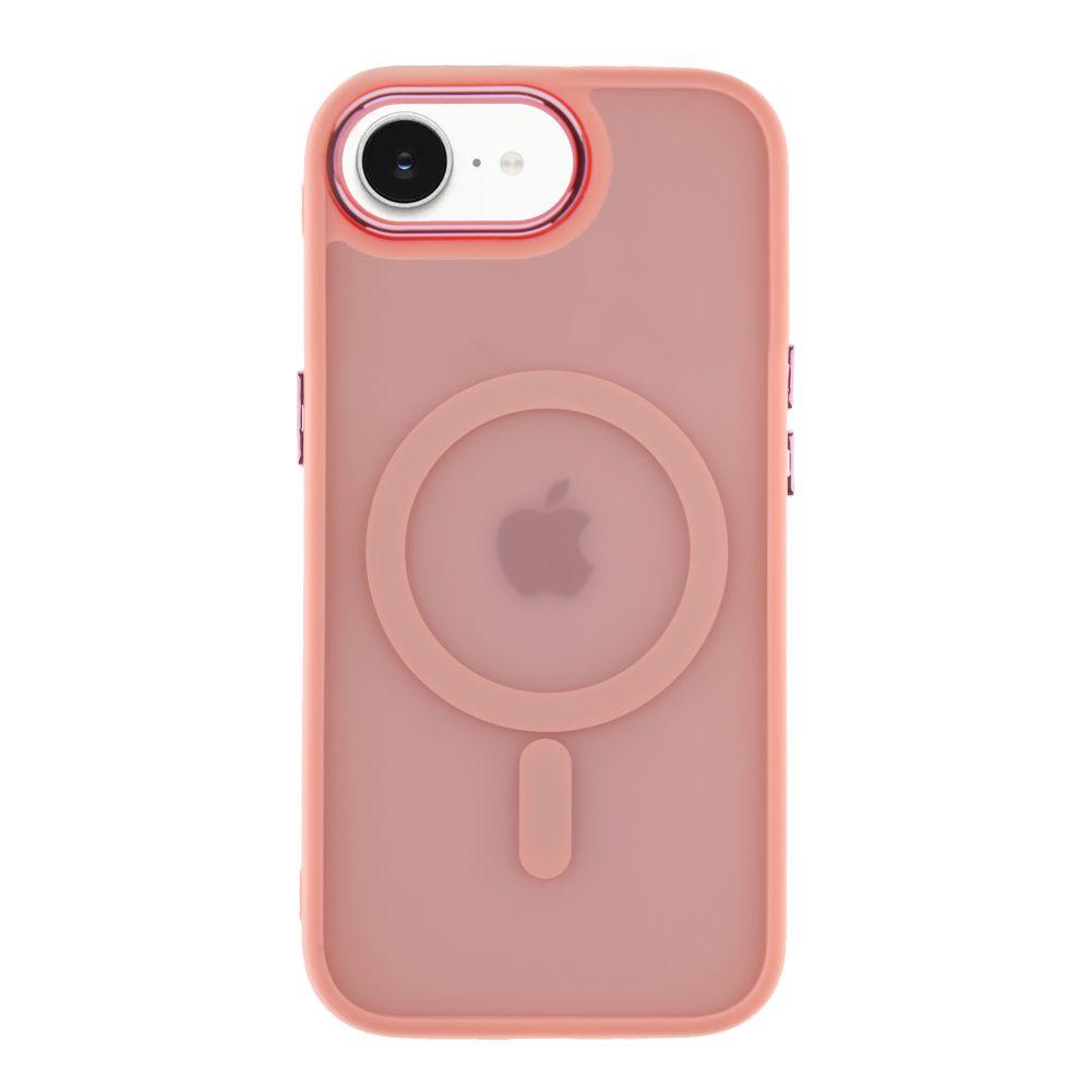 Накладка Magsafe MATTE ACRYLIC для iPhone 16E рожева