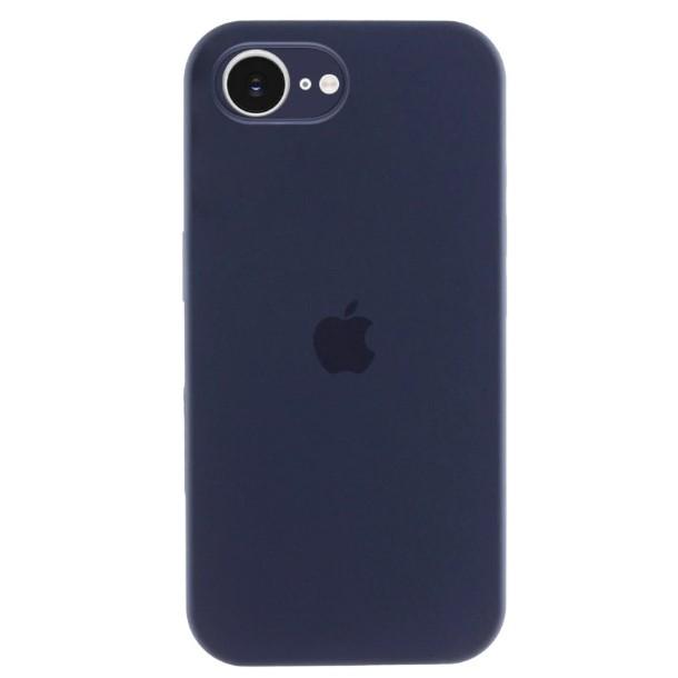 Silicone Case Full Camera Protective (AA) для iPhone 16E (Midnight blue)