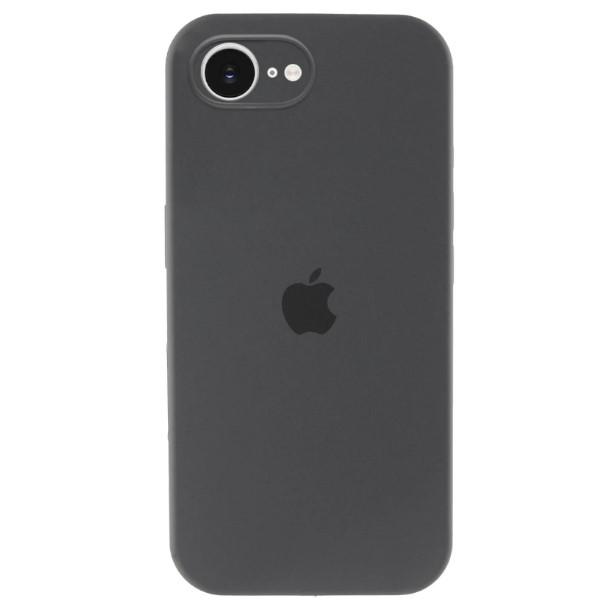 Silicone Case Full Camera Protective (AA) для iPhone 16E (Dark grey)