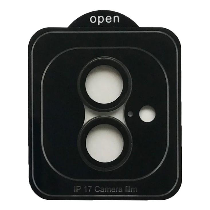 Захисне скло Metal Classic на камеру для iPhone 17 (6.3") (Чорний / Black)