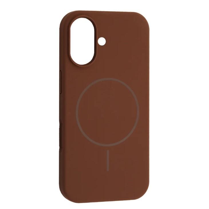 Silicone Case Full Protective (AA) with MagSafe для iPhone 17 (New Brown)