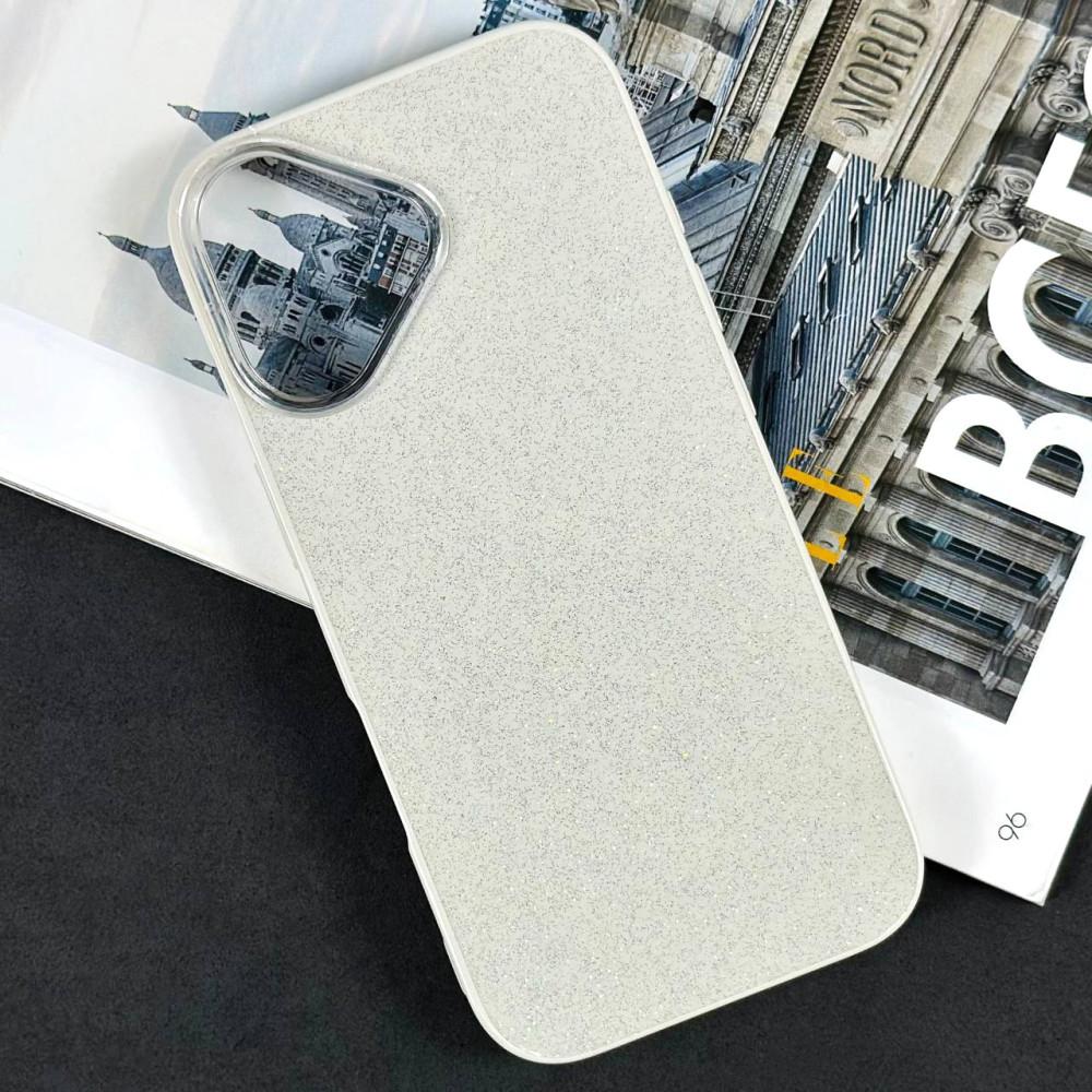 Чохол Color Glitter для Iphone 17 білий