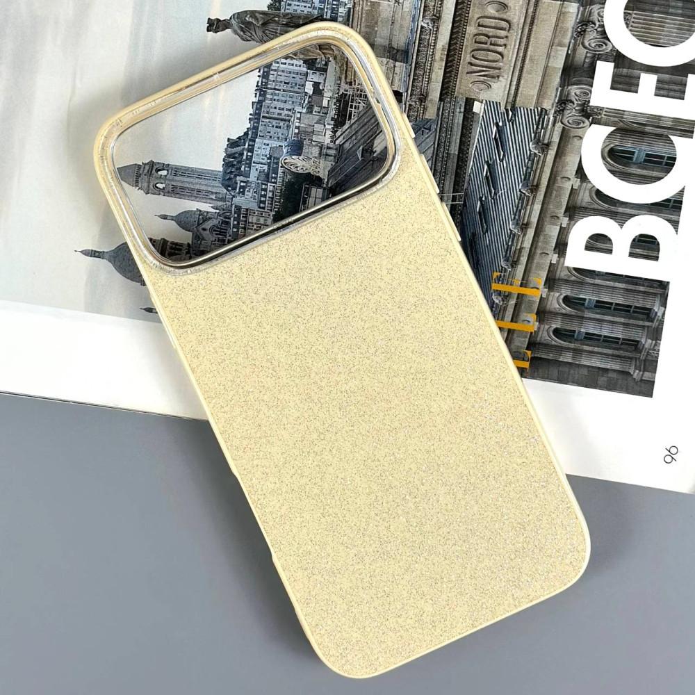 Чохол Color Glitter для Iphone 17 Pro Max кремовий