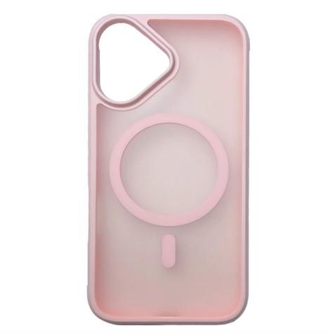 Чохол Magsafe MATTE color для iPhone 17 рожевий