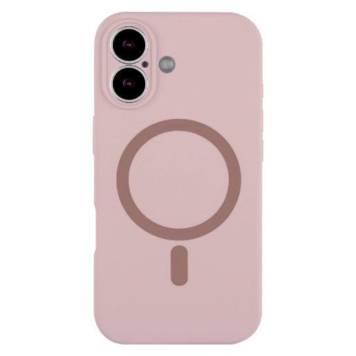 Silicone Case Full Camera Protective (AA) with MagSafe для iPhone 17 (Pink sand)