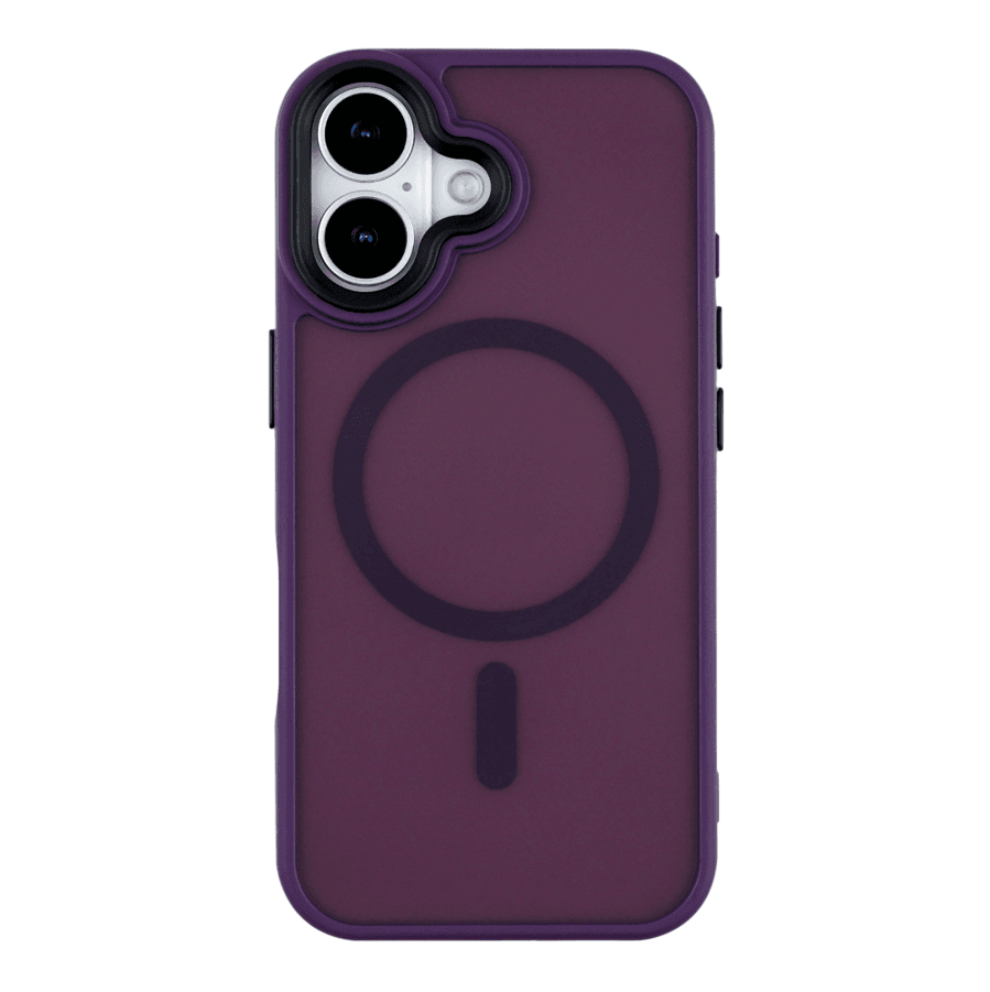 Накладка Magsafe MATTE ACRYLIC для iPhone 17  фіолетова